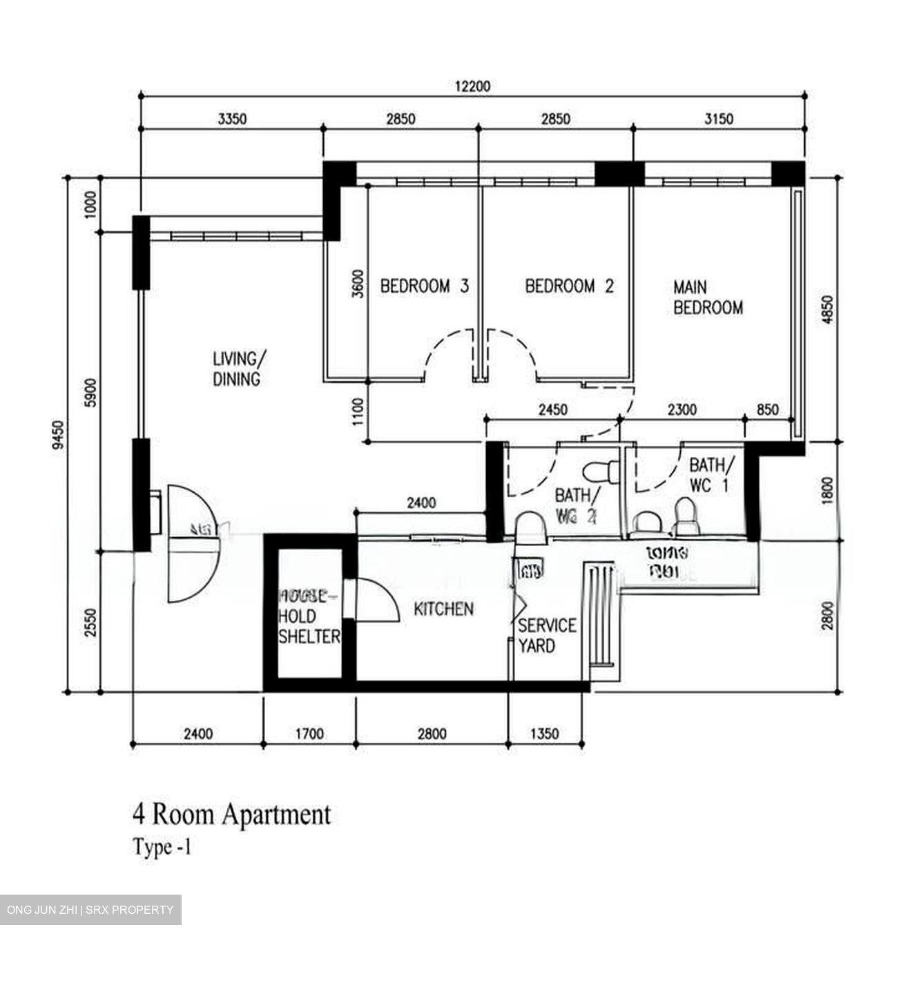 Blk 120D Eastwave @ Canberra (Sembawang), HDB 4 Rooms #599728861